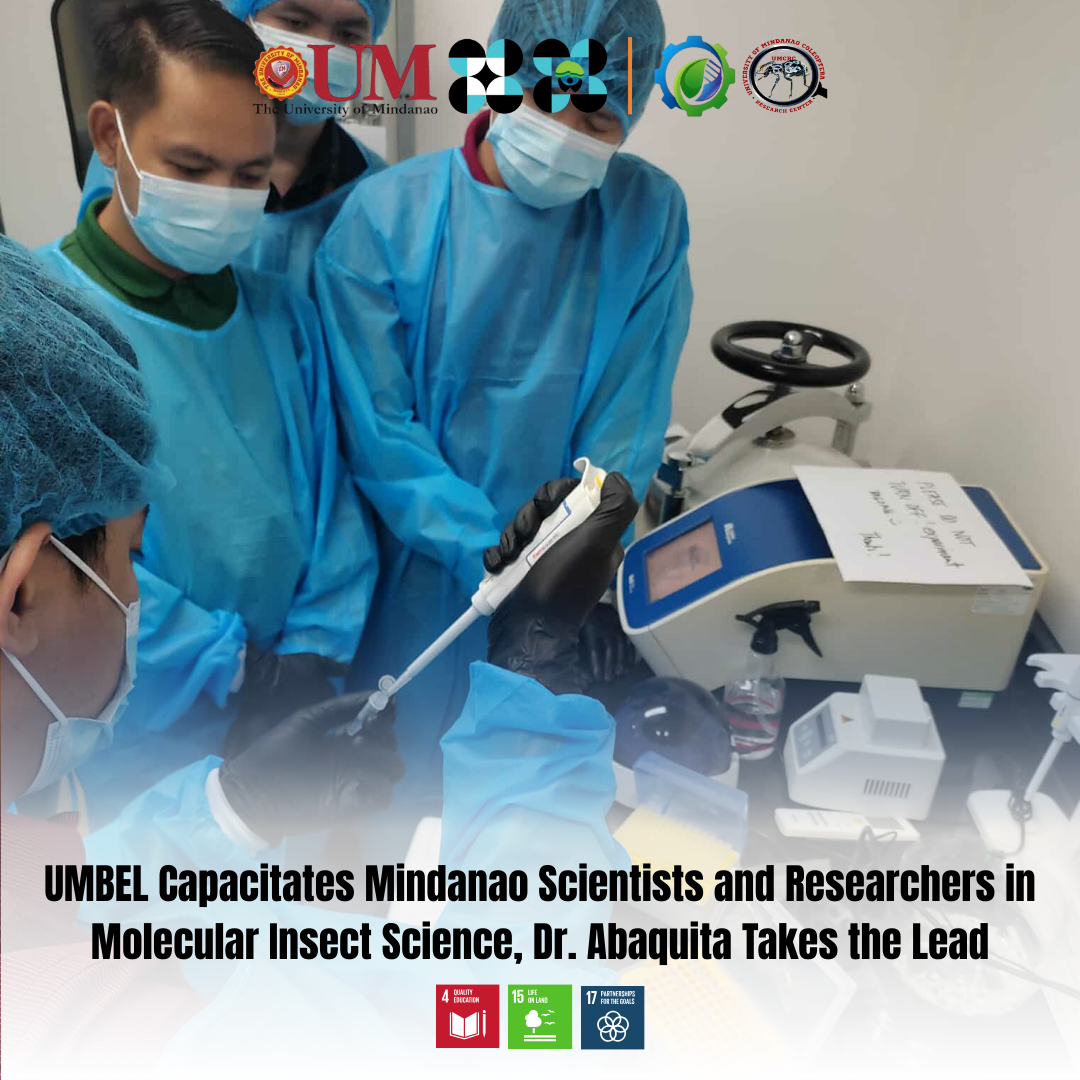 UMBEL Capacitates Mindanao Scientists and Researchers in Molecular Insect Science, Dr. Abaquita Takes the Lead - Image 2